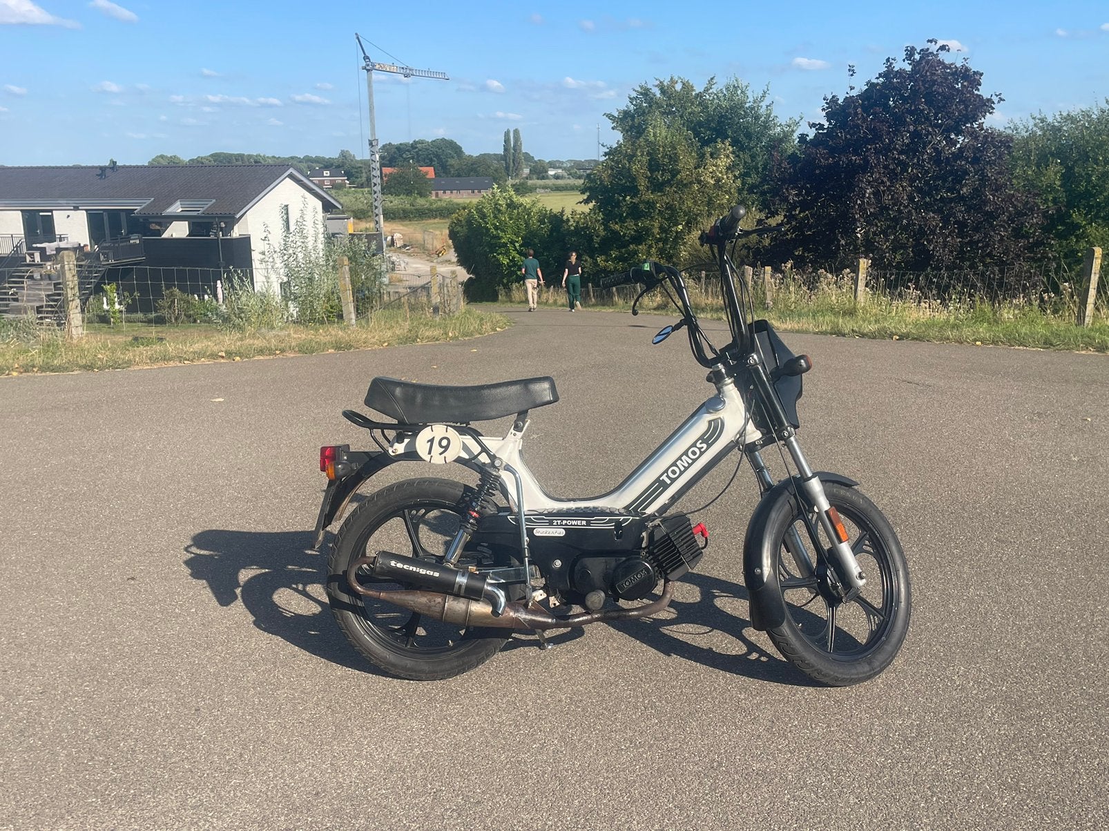Tomos A3 2005 GEEL Kenteken 65cc, Ophalen, Gebruikt, Maximaal 45 km/u, 65 cc
