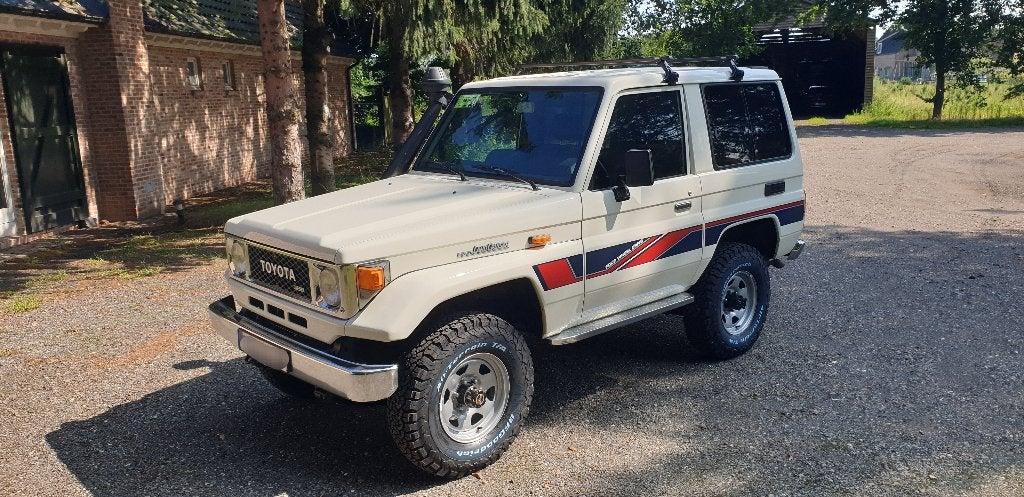 Toyota landcruiser bj70 1985 top, Auto's, Stof, 4 cilinders, Wit, Particulier