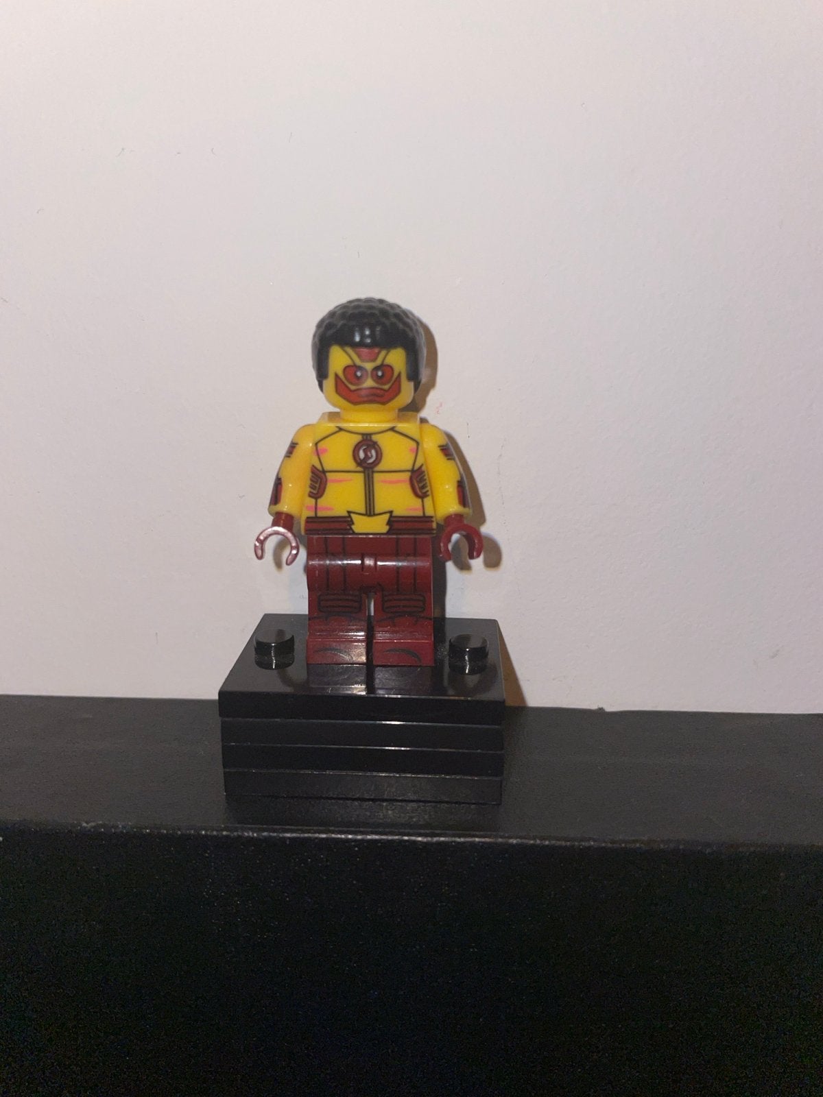 Lego minifiguur The Flash ( Kid flash ) custom, Ophalen of Verzenden, Zo goed als nieuw, Overige merken