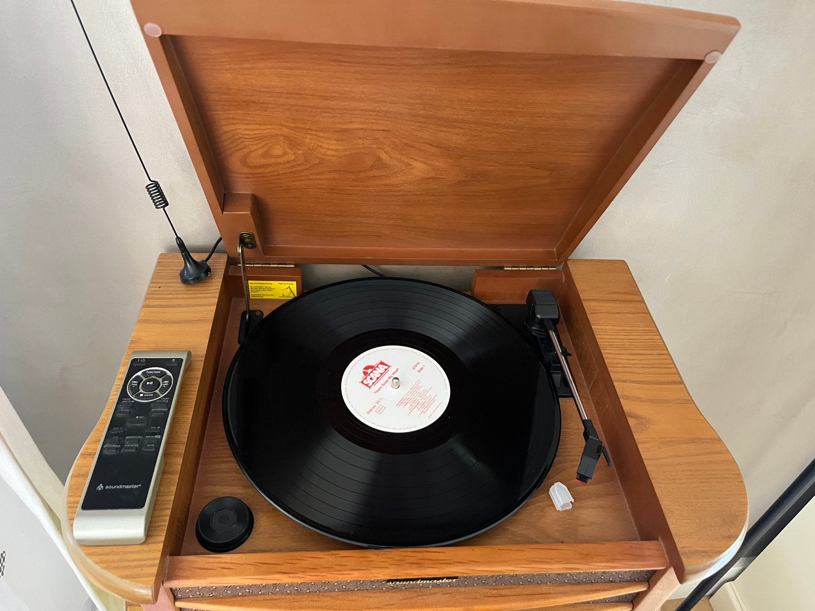 Sountmaster, platenspeler, radio, cassette etc in 1, Audio, Tv en Foto, Platenspelers, Ophalen, Zo goed als nieuw, Overige merken