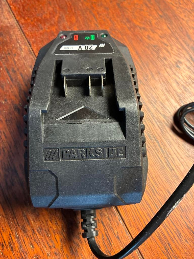 Parkside 20V Accu Oplader - Goed Werkend!, Ophalen of Verzenden, Nieuw, Kabel of Snoer