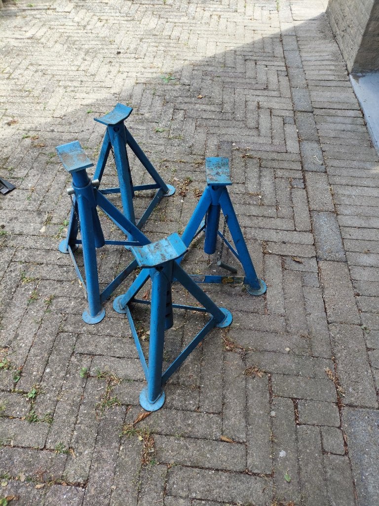 Assteunen, Auto diversen, Krikken, Ophalen, Gebruikt, Manueel, Garagekrik