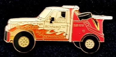 Garage Romero servicewagen pin, Verzenden, Nieuw, Transport, Speldje of Pin