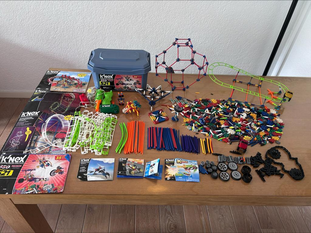 Grote K'nex collectie Star Shooter Roller Coaster Achtbaan, Kinderen en Baby's, Speelgoed | Bouwstenen, Ophalen of Verzenden, Gebruikt