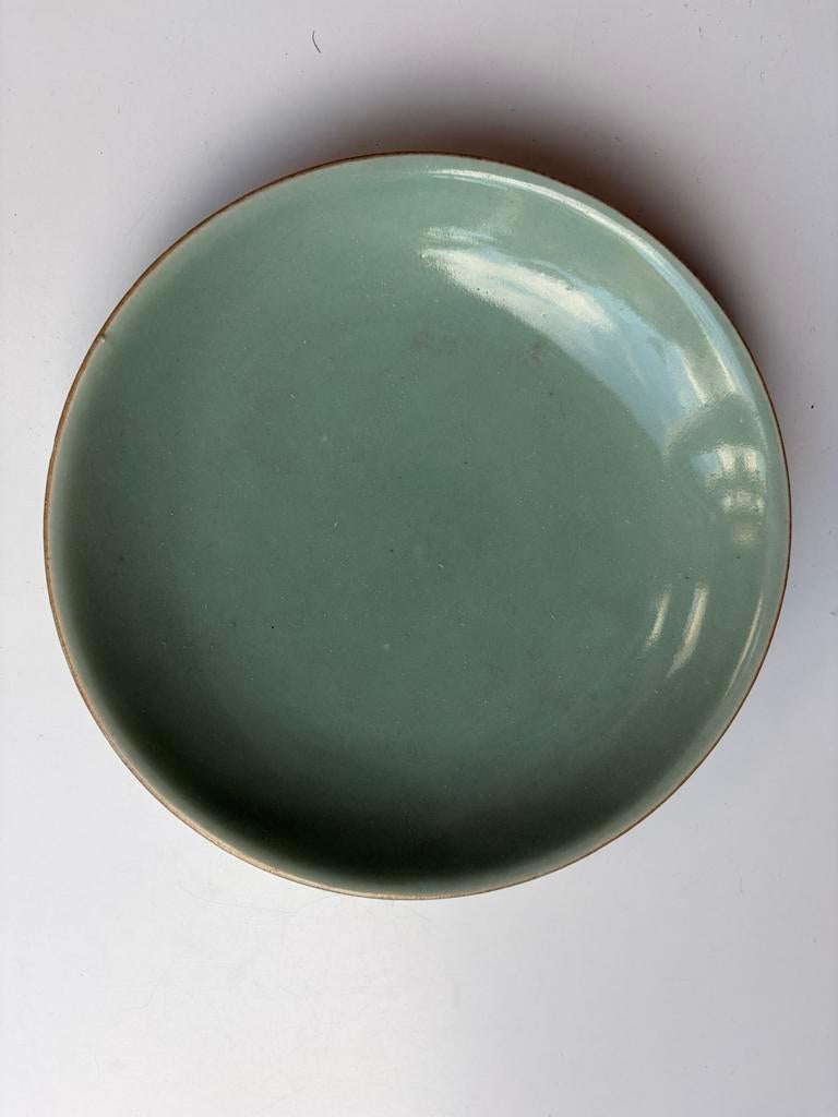 Chinees celadon bord, Ophalen of Verzenden