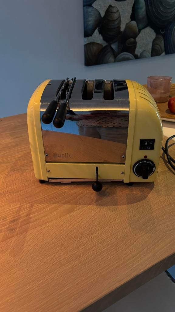 Dualit combi brood/tosti rooster 2+1, Witgoed en Apparatuur, Broodroosters, Ophalen of Verzenden, Zo goed als nieuw
