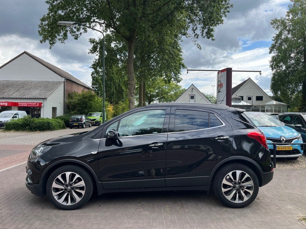 Opel MOKKA X 1.4 TURBO INNOVATION 140PK / LEDER / CAMERA / N, Auto's, 15 km/l, Gebruikt, Euro 6, Zwart