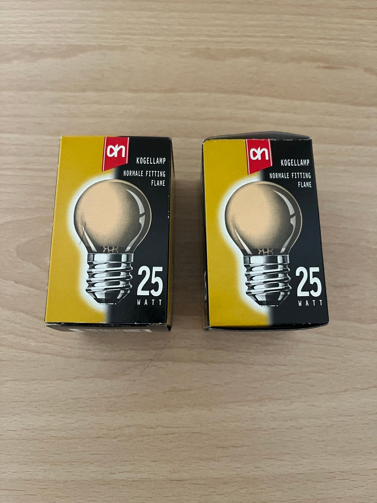 2x AH Kogellamp 25 Watt - Normale Fitting, Ophalen, Nieuw, E27 (groot), Overige merken