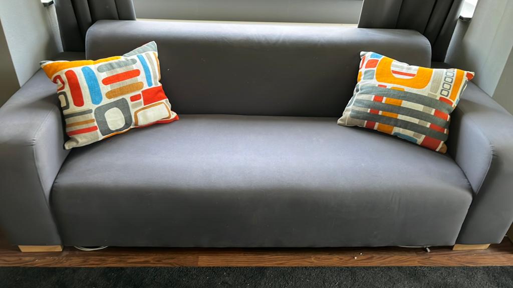 Te koop; bankje, Ophalen, Driepersoons, 75 tot 100 cm, Zo goed als nieuw