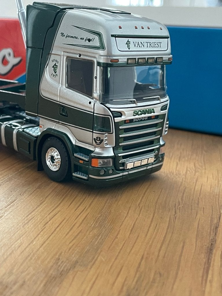Tekno scania van triest, Ophalen of Verzenden, Nieuw, Bus of Vrachtwagen, Tekno