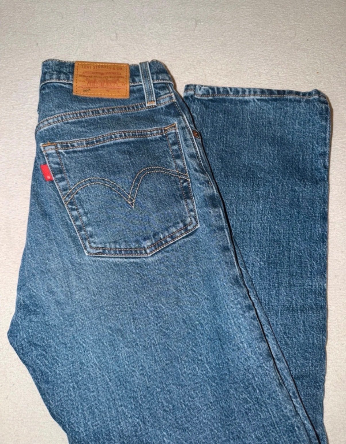 Levi's 501 W24 L26 - Zo goed als nieuw, Ophalen of Verzenden, Zo goed als nieuw, Blauw, W27 (confectie 34) of kleiner