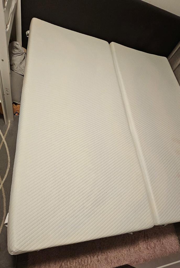 Topper Ella 2000×900, Ophalen, Zo goed als nieuw, Tweepersoons, 140 cm