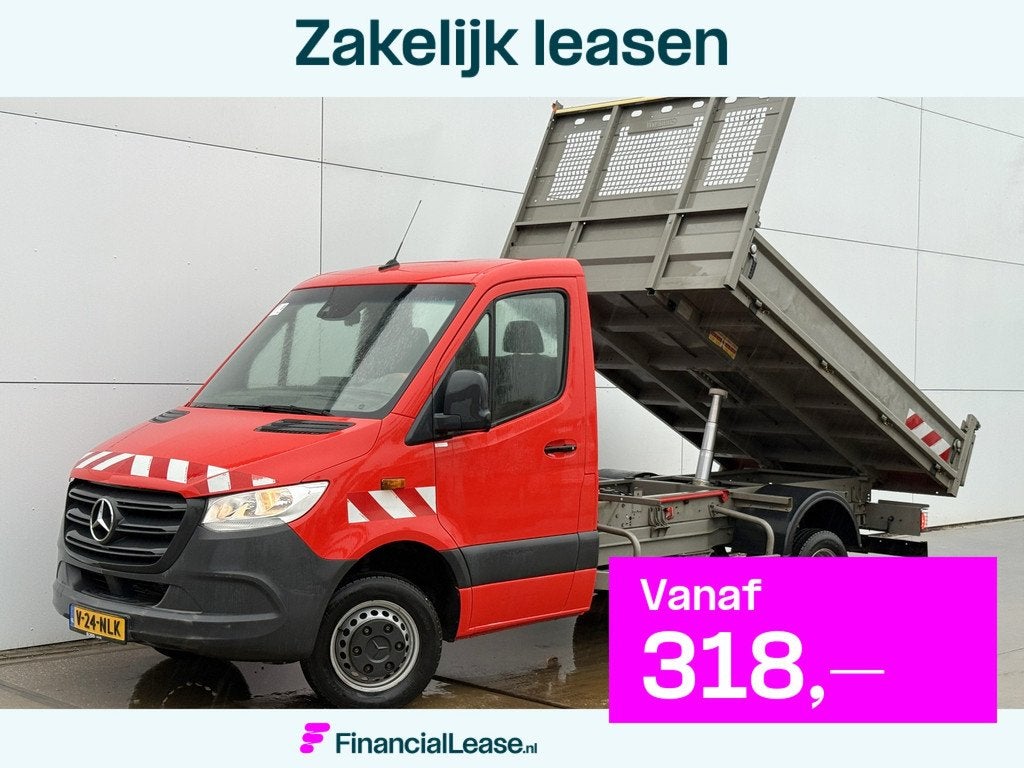 Mercedes-Benz Sprinter 514 2.2 CDI Kipper Benne Tipper Dubbe, Auto's, Bestelauto's, Bedrijf, Lease, Financial lease, ABS, Airconditioning