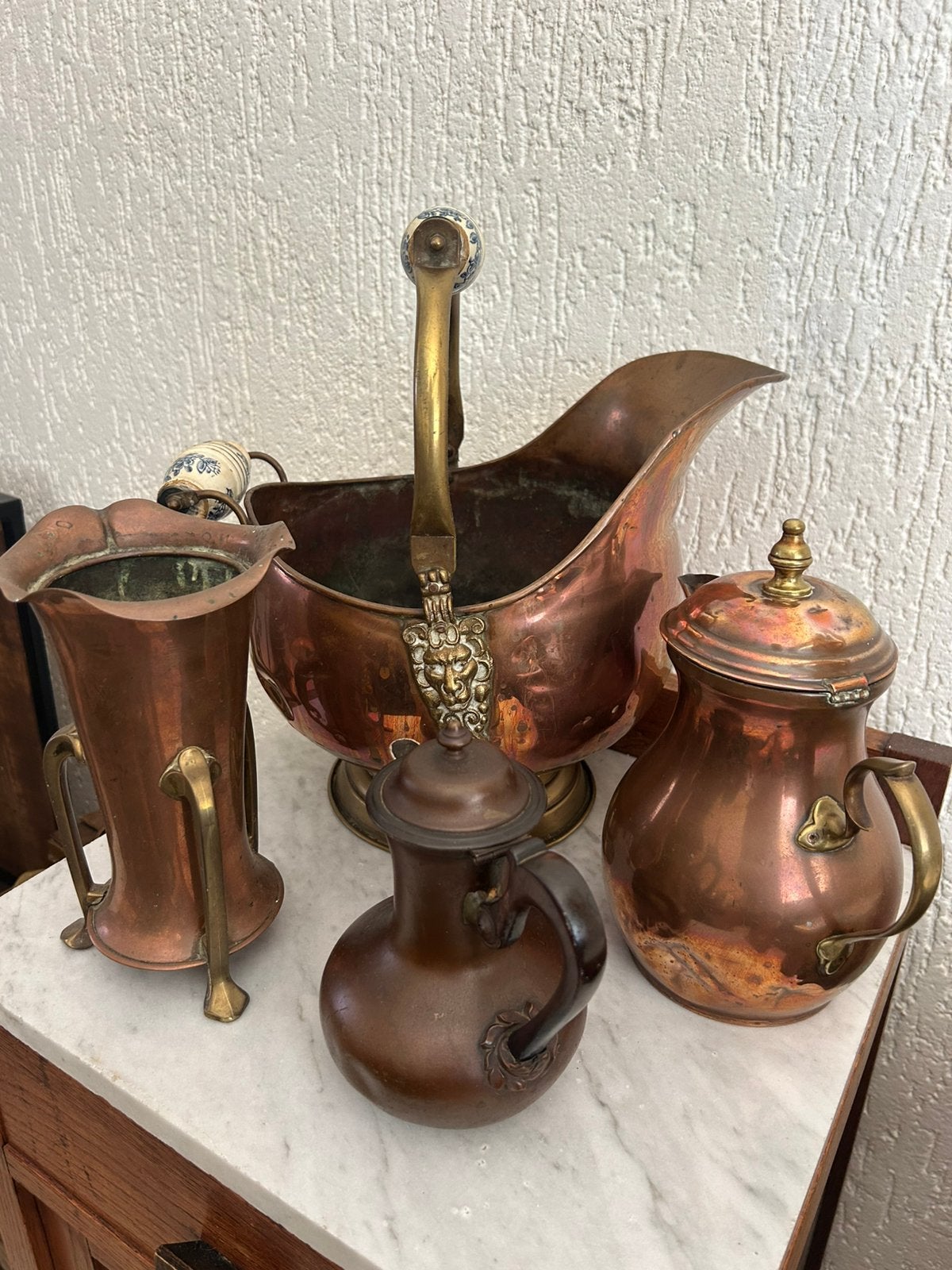 Koperen potten en vazen, Antiek en Kunst, Antiek | Koper en Brons, Ophalen