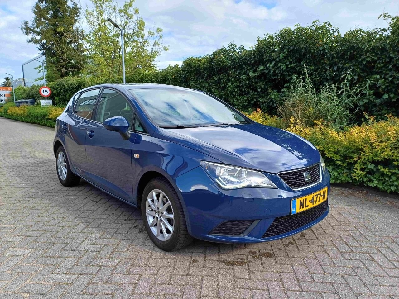 SEAT Ibiza 1.4 TDI Style 5drs HB (bj 2017), Auto's, Euro 6, Blauw, 1055 kg, Bedrijf