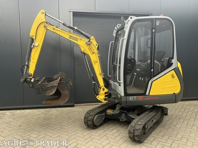 Minigraver Wacker Neuson ET18 VDS urenstand 484 uur., Wacker Neusn, -, Niet opgegeven, Graafmachine