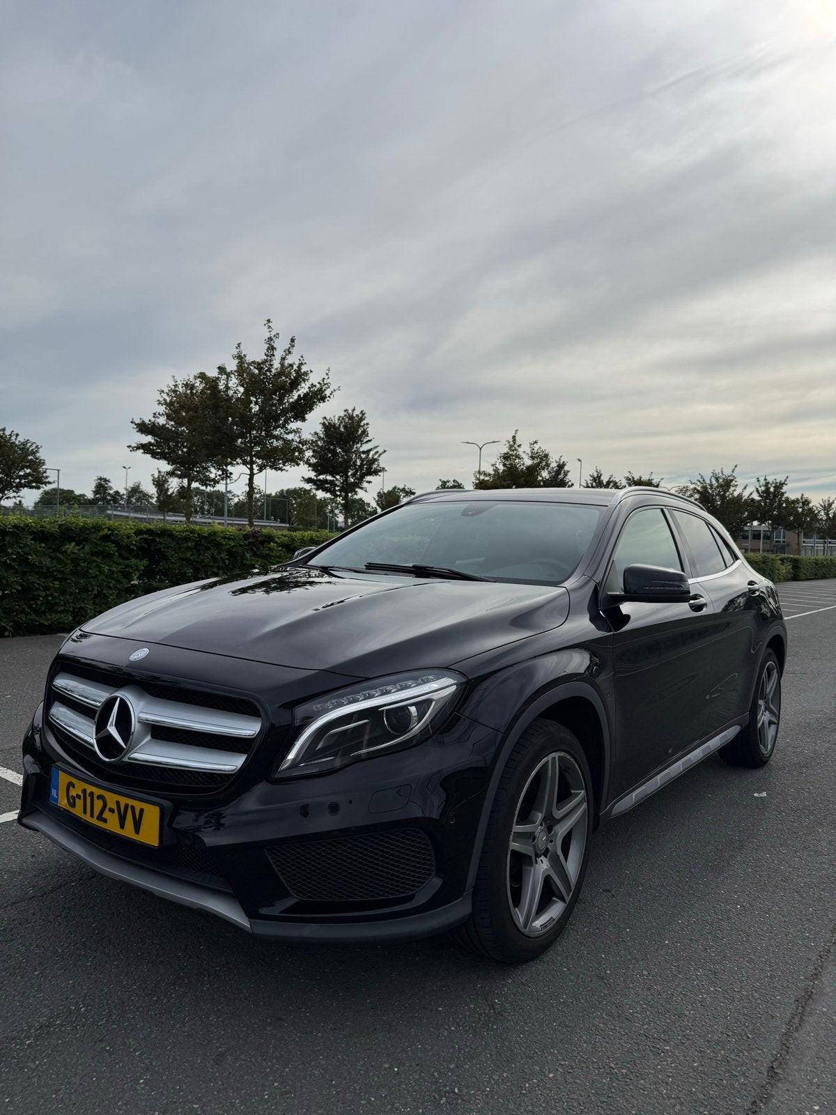 Mercedes-Benz GLA 200 2015 Zwart, Auto's, Zwart, 715 kg, Zwart, 1595 cc