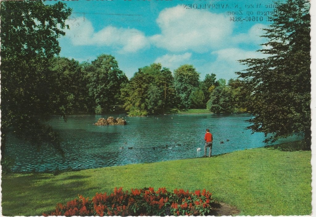 BERGEN OP ZOOM Stads Park (Gekartelde Rand), Verzenden, 1960 tot 1980, Gelopen, Noord-Brabant