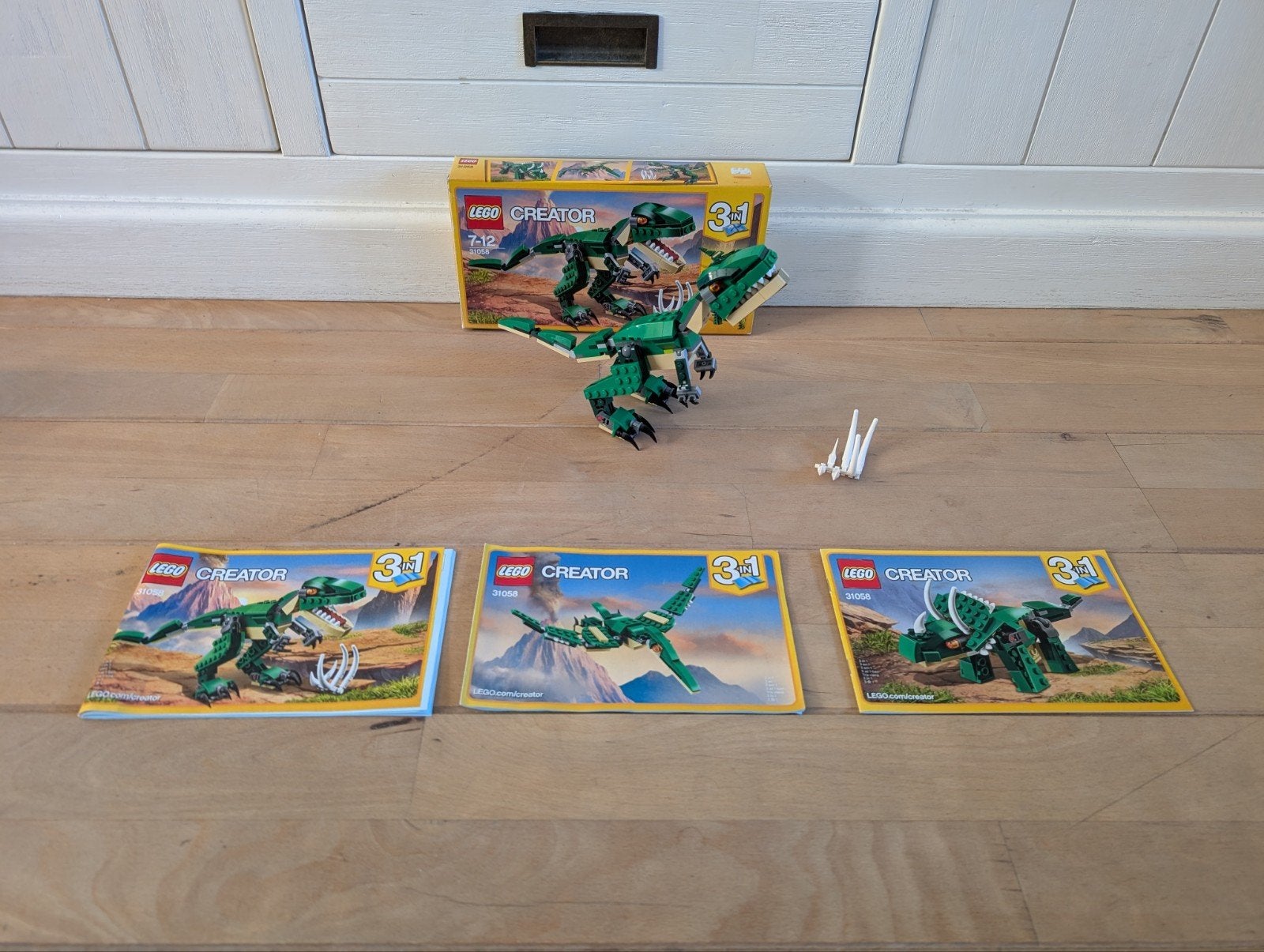 LEGO Creator 31058 Dinosaurus 3-in-1 set, Kinderen en Baby's, Ophalen of Verzenden, Zo goed als nieuw