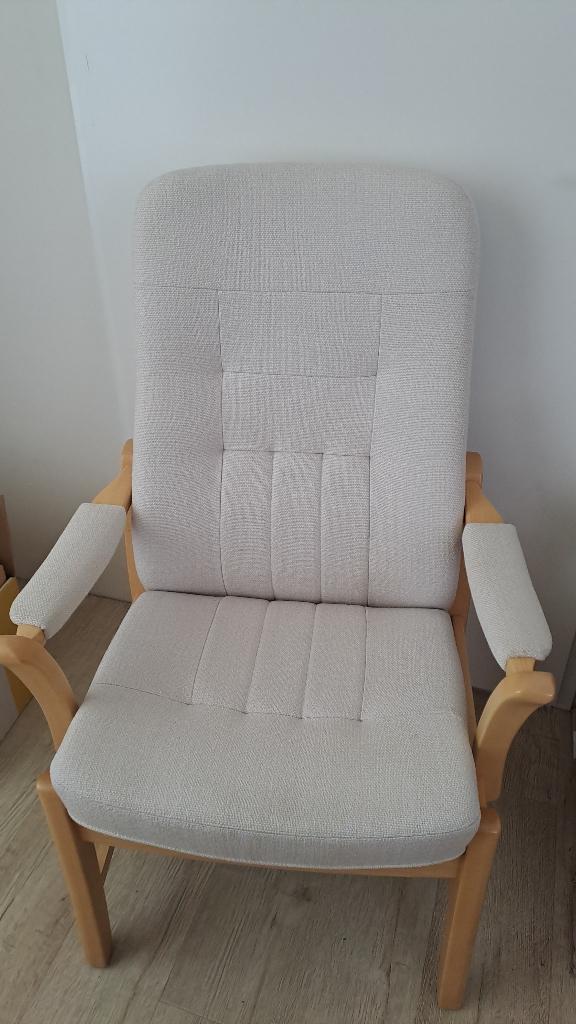 echt mooie FARSTRUP (senioren)stoel met eventueel voetenbank, Huis en Inrichting, Stoelen, Ophalen, Gebruikt, Overige kleuren