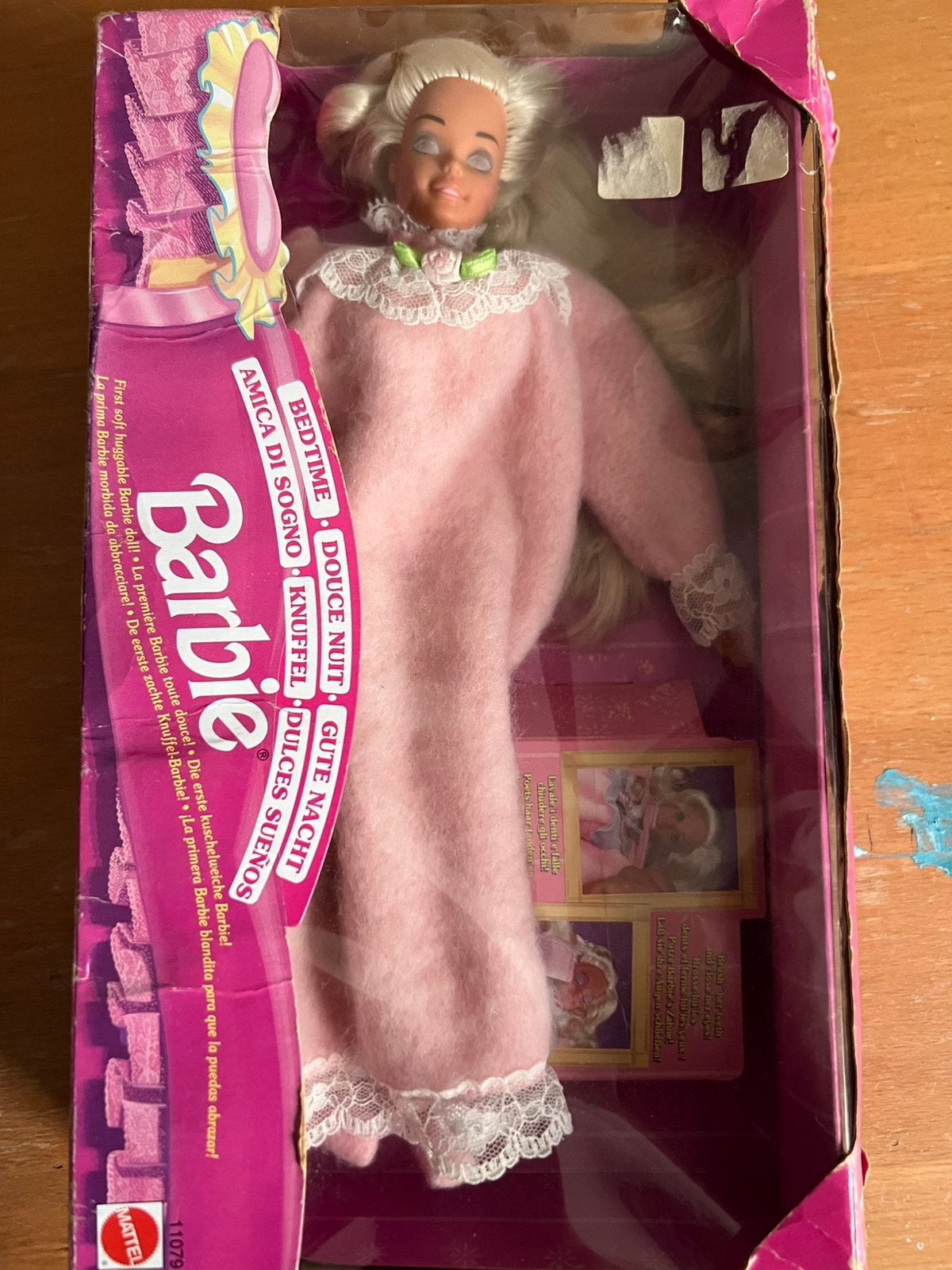 Vintage Bedtime Barbie (1993) Mattel #11079 in verpakking, Ophalen of Verzenden, Zo goed als nieuw, Barbie