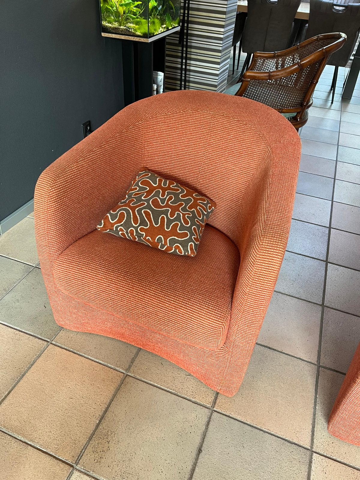 Te koop 2 fauteuils , club model, Ophalen, Gebruikt, Minder dan 75 cm, 50 tot 75 cm
