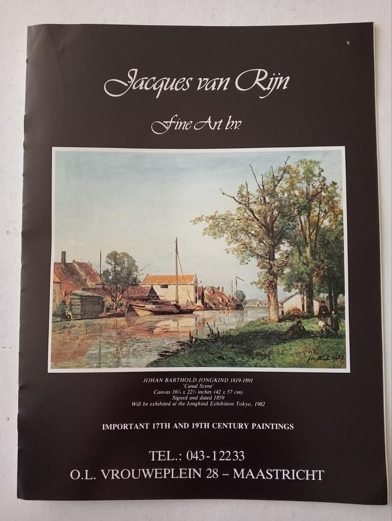 Jongkind affiche 1981, Ophalen of Verzenden, 1980 tot heden, Tijdschrift
