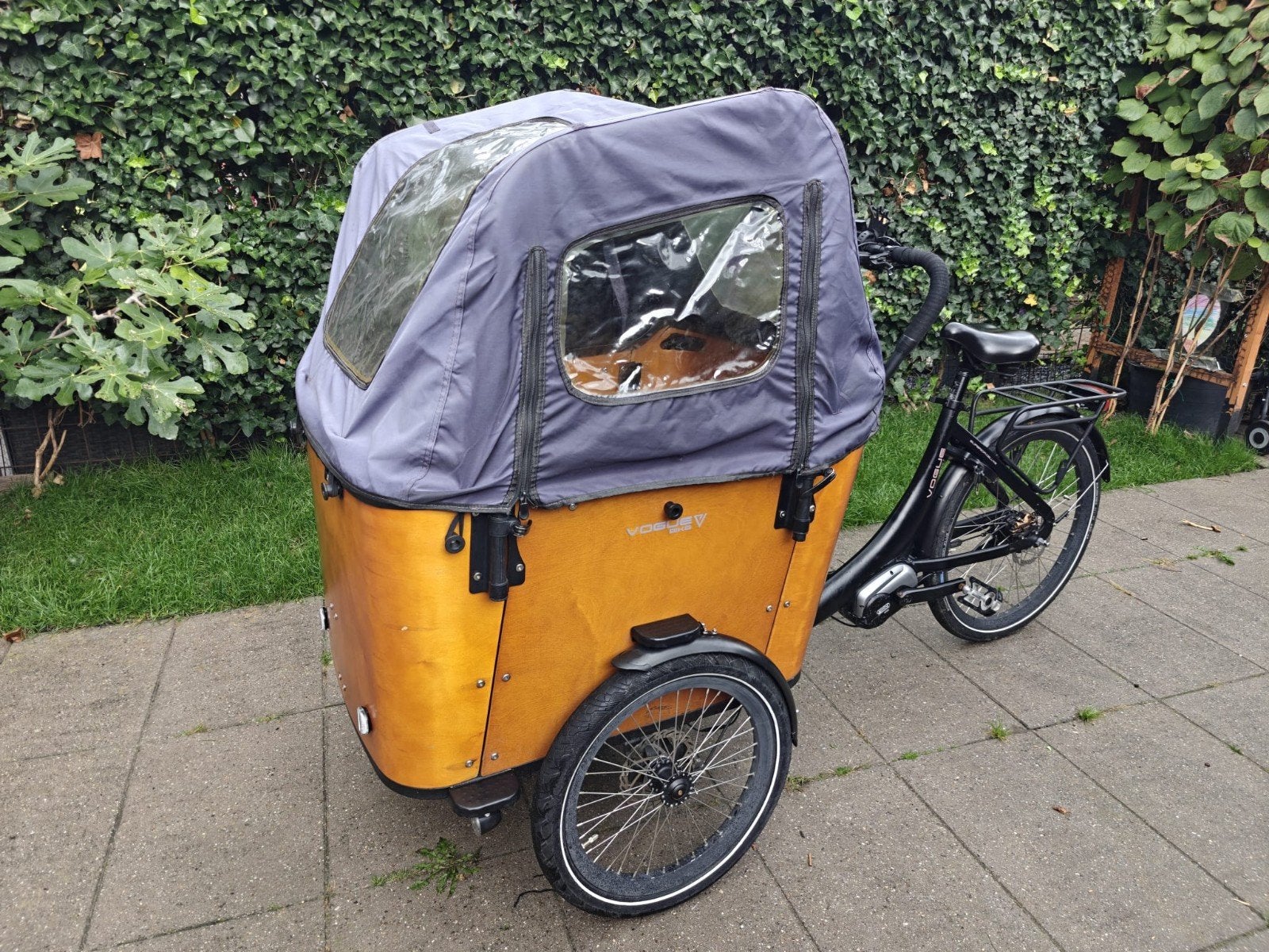 Vogue Superior Deluxe elektrische bakfiets 2022 bafang M420, 4 kinderen of meer, Gebruikt, Elektrisch, Schijfrem