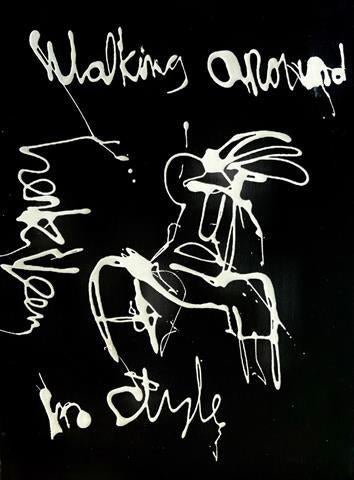 Schilderij Henk Veen - Walking around in style nr2, Ophalen of Verzenden