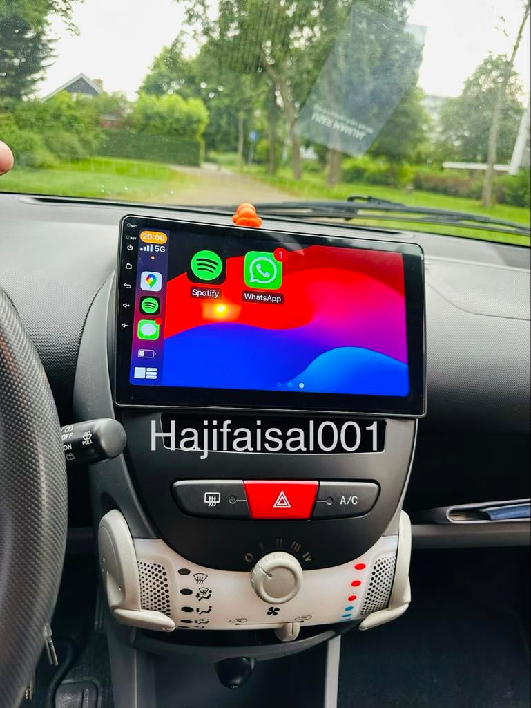 CarPlay scherm Citroen C1 Peugeot 107 Toyota Aygo 2005-2013, Auto diversen, Autoradio's, Nieuw, Ophalen of Verzenden