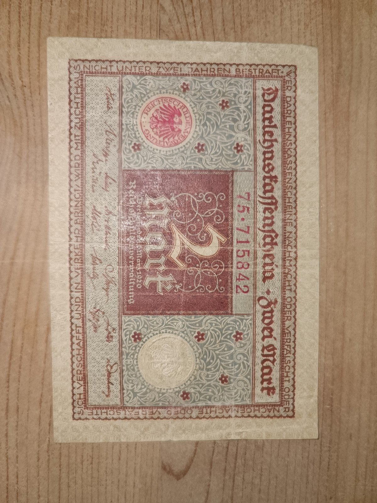 Biljet., Ophalen, 25 gulden