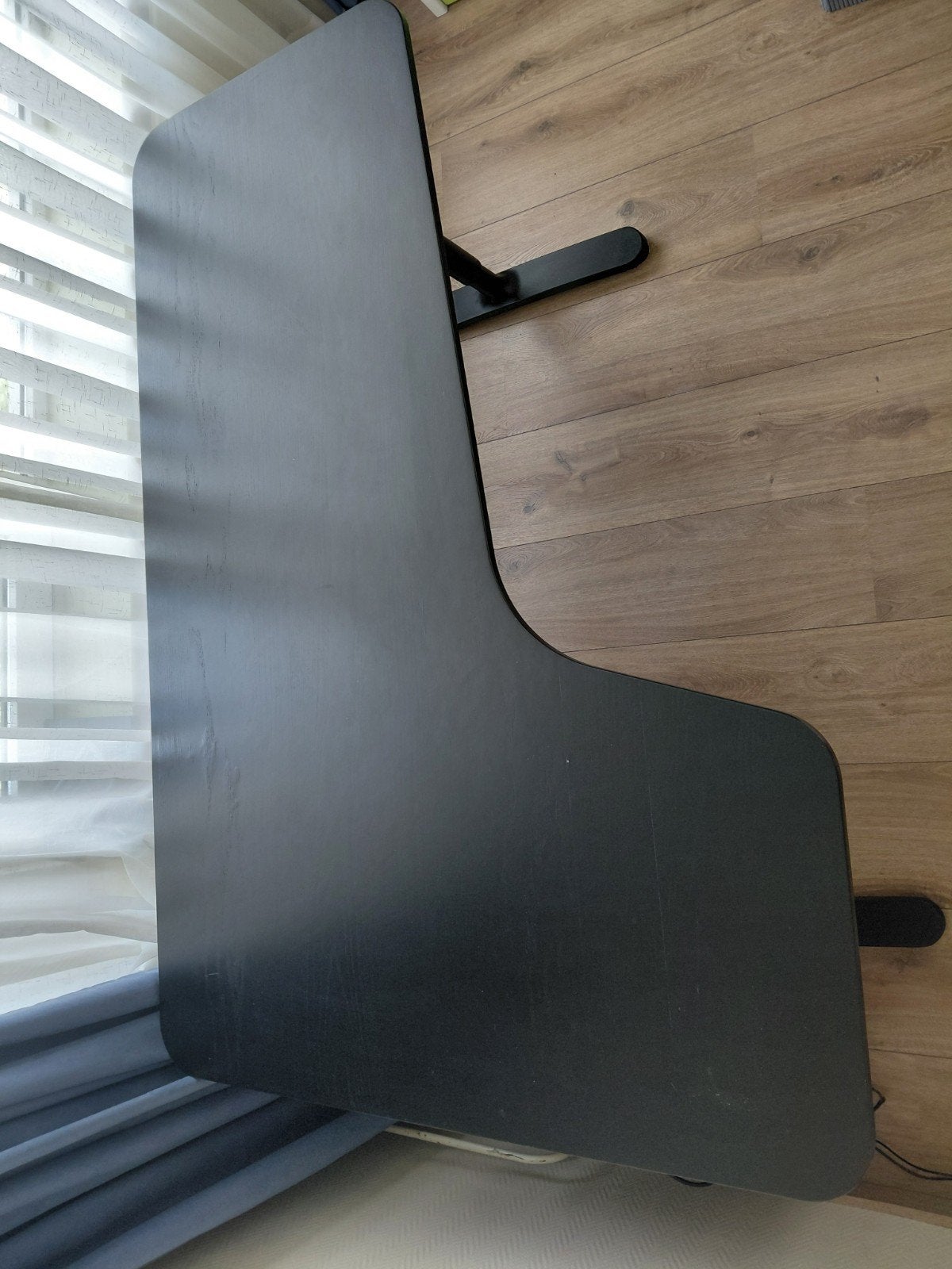 Ikea Bekant zwart hoekbureau links, Huis en Inrichting, Bureaus, Ophalen, Zwart, 160 cm, Gebruikt