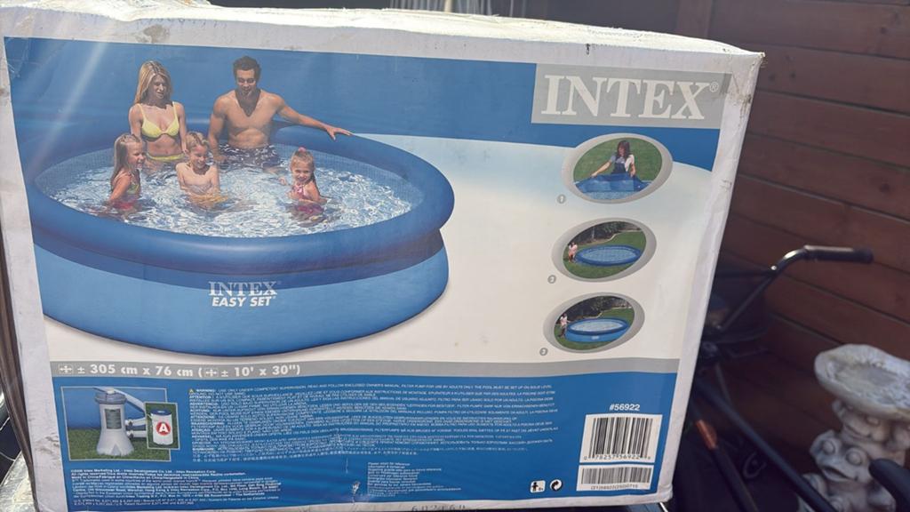 Nieuw in doos: Intex Easy Set Opzetzwembad Ø305x76cm, Tuin en Terras, Zwembaden, Ophalen