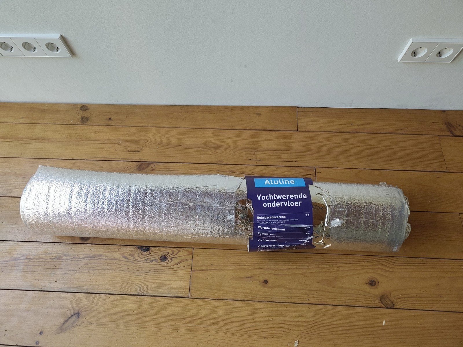 Firstfloor Aluline ondervloerfolie 2 mm 10m2, Doe-het-zelf en Verbouw, Overige materialen, 10 tot 15 m², Zo goed als nieuw, Ophalen