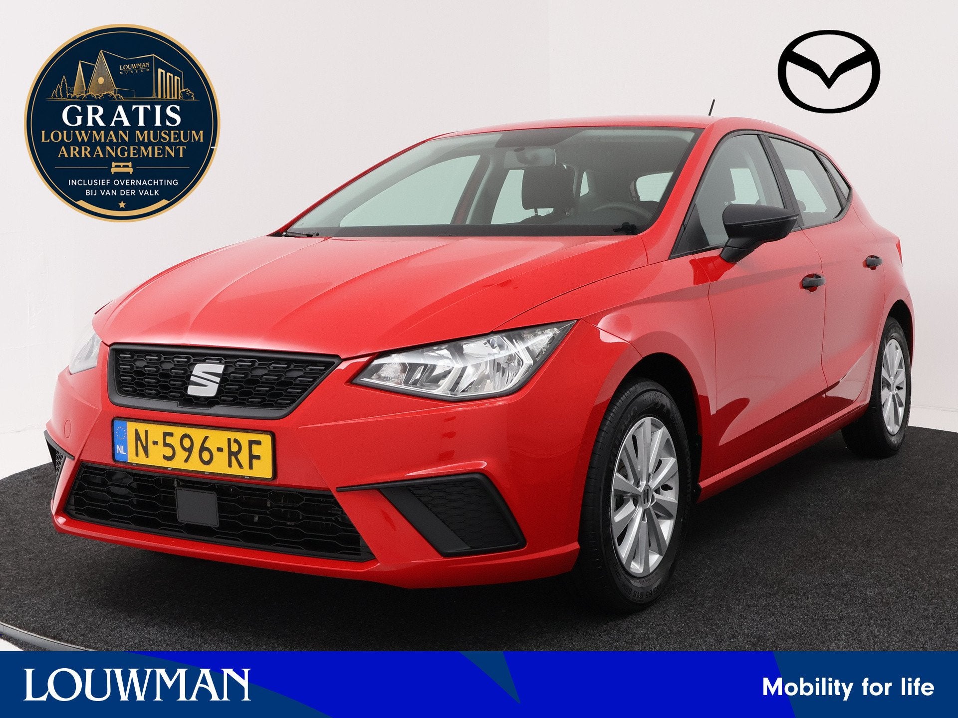 SEAT Ibiza 1.0 MPI Reference | 1e Eigenaar | Cruise Control, Voorwielaandrijving, 12 maanden, Stof, Ibiza