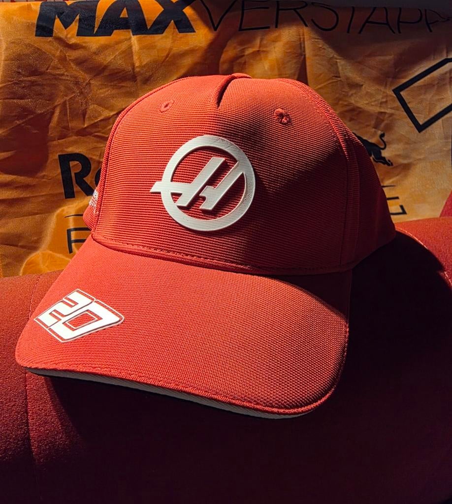F1 Haas MoneyGram Kevin Magnussen Driver Cap, Haas F1 Team, Nieuw, Pet, One size fits all