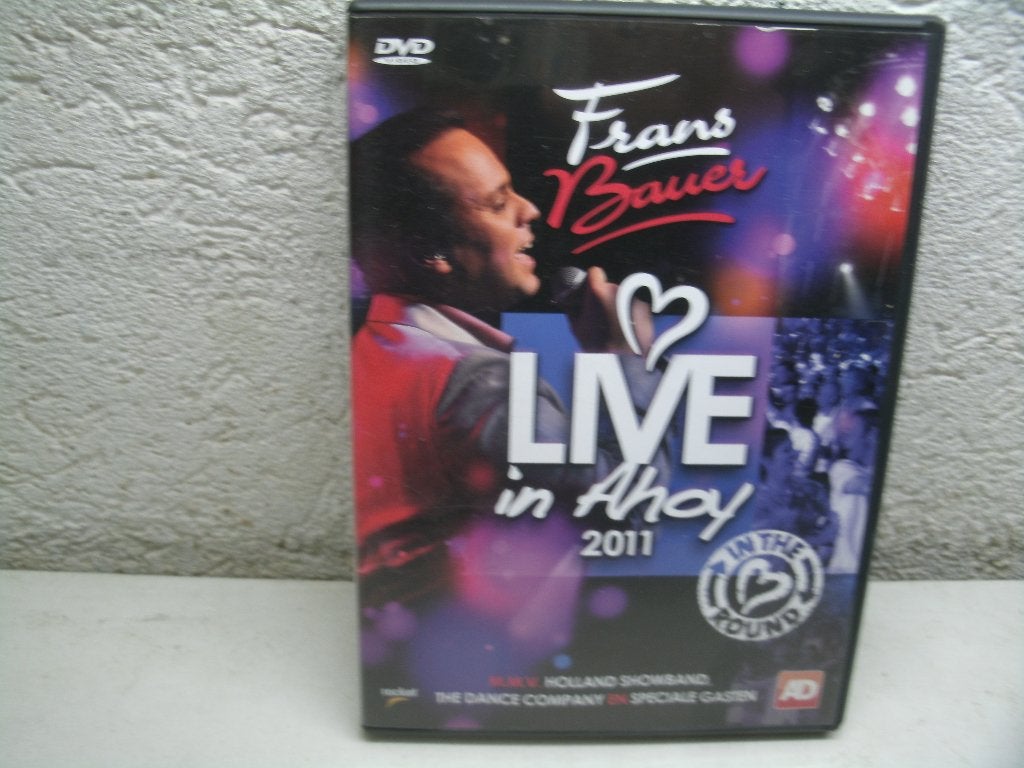DVD 298B FRANS BAUER LIVE IN AHOY 2011, Alle leeftijden, Ophalen of Verzenden, Zo goed als nieuw