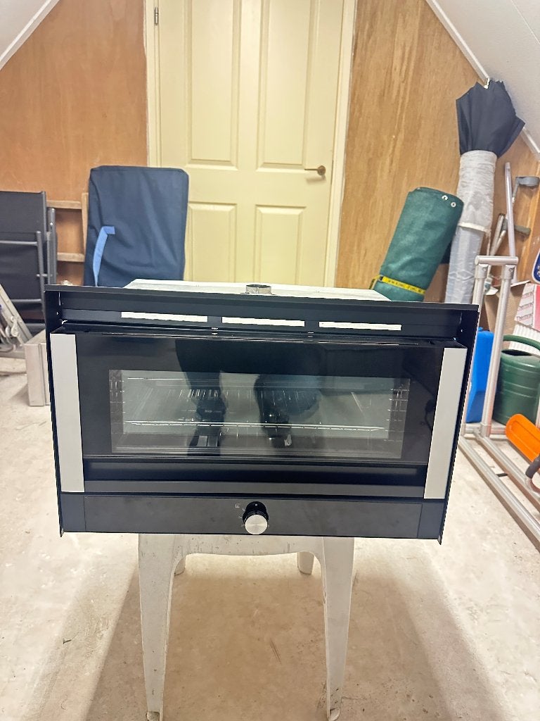 Inbouw oven met grillfunctie, Caravans en Kamperen, Camper-accessoires, Ophalen, Zo goed als nieuw