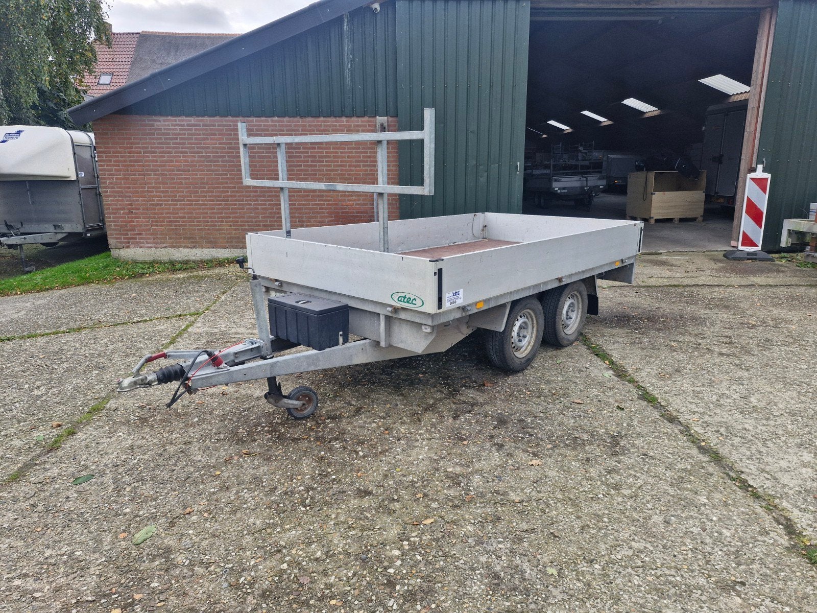 Atec aanhangwagen 2000kg, Ophalen, -, -, Zo goed als nieuw