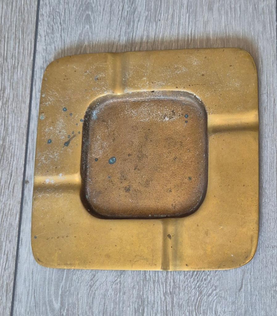Asbak koper, Antiek en Kunst, Antiek | Koper en Brons, Ophalen of Verzenden