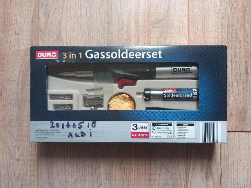 Duro 3-in-1 Gassoldeerset - Nieuw in doos, Ophalen of Verzenden, Nieuw, Overige typen, Overige merken