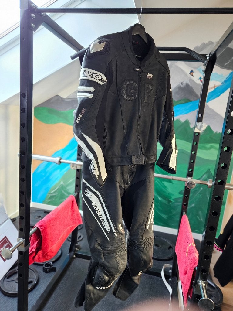 Leren EVO GP motorpak - men 54, Motoren, Kleding | Motorkleding, Tweedehands, Ophalen, Overige merken, Heren