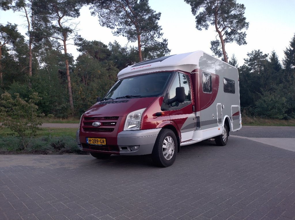 Dethleffs Globevan / jubivan 02 2.2 D 2007  / Ford camper, Auto's, 2590 kg, Bluetooth, Stof, 4 stoelen