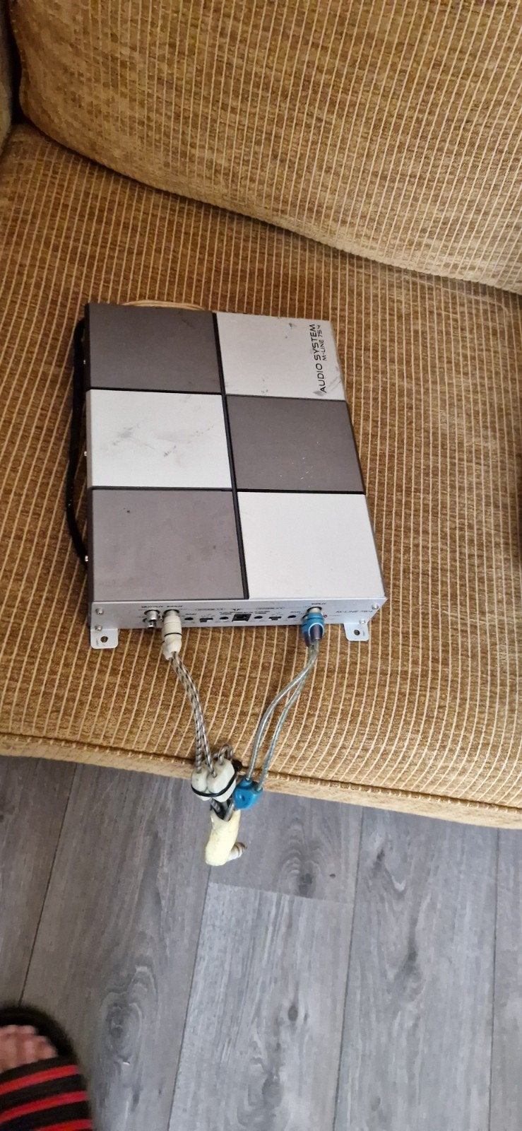 Audio System M-Line 65.4 versterker en Focal subwoofer, Ophalen of Verzenden, Gebruikt, Universele onderdelen