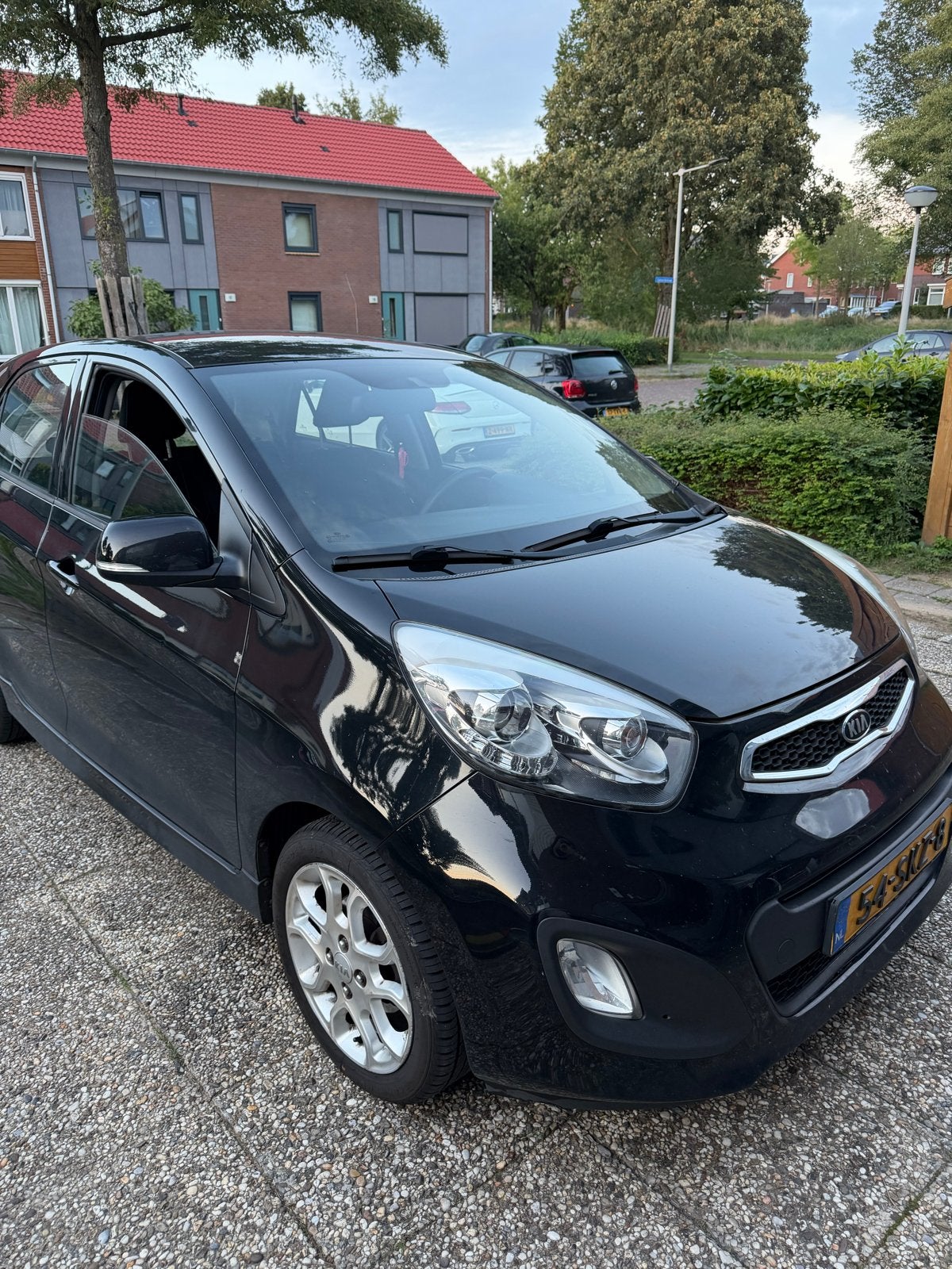 Kia Picanto 1.2 Cvvt 5-DRS 2011 Zwart, Stof, USB, Zwart, 4 cilinders