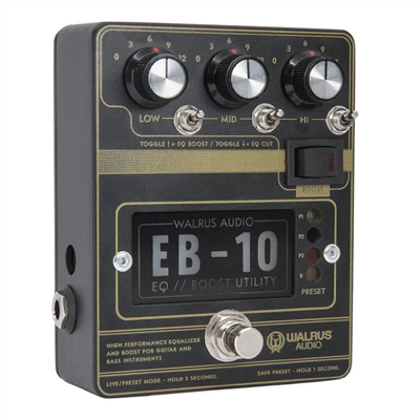 Walrus Audio EB-10 Black Preamp / EQ / Boost effectpedaal, ., Nieuw, Ophalen of Verzenden, .