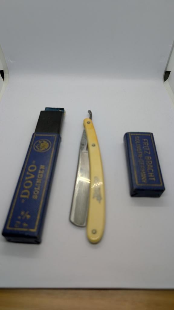 Dovo Solingen Scheermes - Vintage Scheermes met Doosje, Ophalen of Verzenden