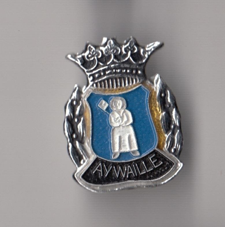 Aywaille Stadswapen broche, Gebruikt, Niet vindbaar, Niet vindbaar, Speldje of Pin