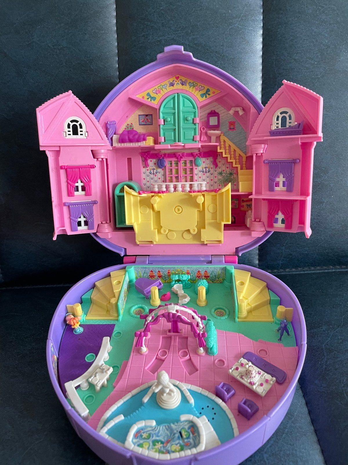 Grote set 1994 Polly Pocket Bluebird met mini popje, Ophalen of Verzenden, Gebruikt, Poppenhuis