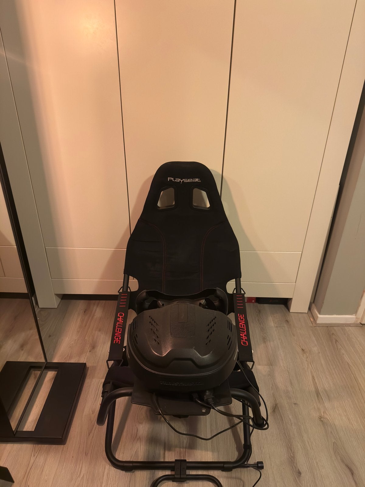 Complete Simracing set, T-300 (met F1 stuur) & T-lcm loadcel, Ophalen, Racestoel, Force feedback, PlayStation